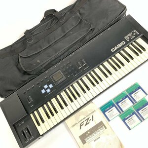 CASIO Casio FZ-1 sampling synthesizer sound disk x5/ manual / soft case attaching * simple inspection goods 