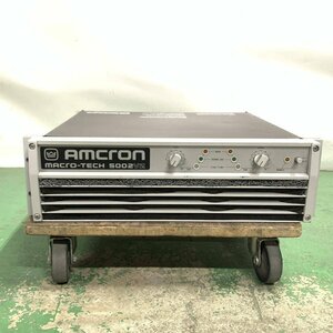 Amcron アムクロン MACRO-TECH 5002VZ PAアンプ ヒビノ株式会社正規輸入品★簡易検査品【TB】