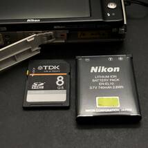 【動作確認済】NIKON ニコン COOLPIX S230 SDカード・バッテリー付き　コンパクトデジタルカメラ コンデジ _画像10