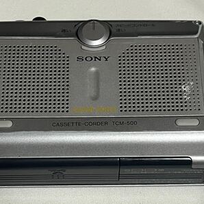 SONY★ソニー★TCM-500 CLEAR VOICE ポータブルカセットテープレコーダー/ジャンクの画像6