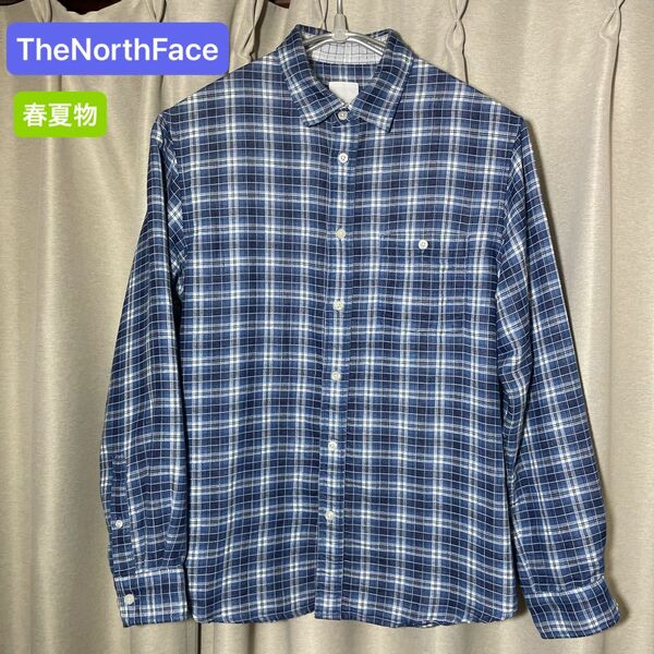 TheNorthFace ノースフェイス NR11610 リリーシャツ　Mサイズ　春夏物 チェック柄 長袖シャツ ドライ