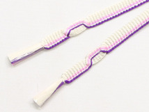 正絹平織り羽織紐(白、紫、ピンク)_画像3