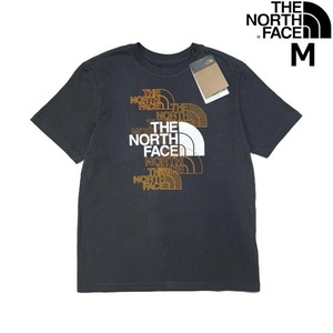 売切り【正規新品】THE NORTH FACE◆BOYS S/S GRAPHIC TEE 半袖 Tシャツ US限定 ハーフドームロゴ アウトドア(M)グレー 240517-10