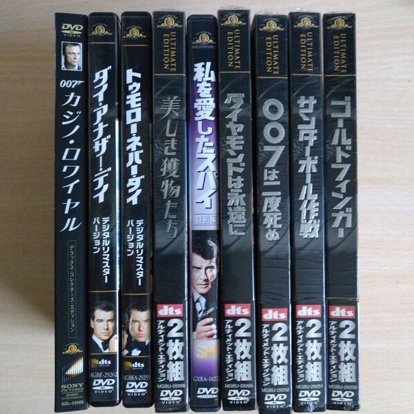 007 DVD 9作品セット ショーン・コネリー ロジャー・ムーア