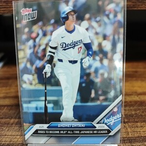 【他出品同梱可】TOPPS NOW 2024年 No.106 大谷翔平 日本人MLB最多ホームラン shohei ohtani 2