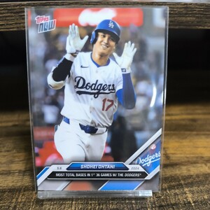 【他出品同梱可】TOPPS NOW 2024年 No.164 大谷翔平 開幕最初の36試合でドジャース史上最多塁打 shohei ohtani ロサンゼルスドジャース