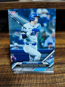 【他出品同梱可】TOPPS NOW 2024年 No.128 大谷翔平 MLB今季最速ヒット shohei ohtani ドジャース