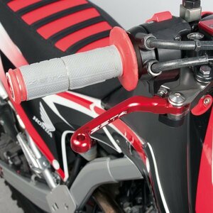 ★10%OFF★【CRF250L/M/RALLY '13~ MD38/44/47用】[ZETA]PIVOTレバーセット CP 3フィンガー ZE44-5013 RED 商品詳細は説明欄リンクから