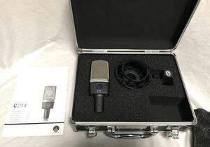 C214 AKG コンデンサーマイク マイク 音響機材 マイクロフォン マイクロホン アーカーゲー 