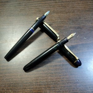 2 pcs set pelican PELICAN fountain pen pen .585 14C-585 stamp writing implements stationery 1 jpy 1 start 1 jpy start 