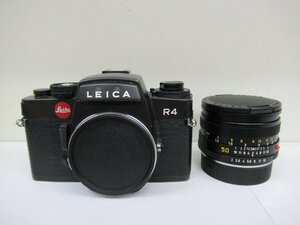 ライカ　Leica　カメラ　R4　SUMMICRON-R　1：2/50レンズ付　中古 ジャンク G5-66◎