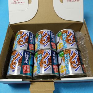 はごろもフーズ　パイン缶（ナタデココ入り）×6缶　　フルーツ缶詰　沖縄県産　パイン　果物紀行