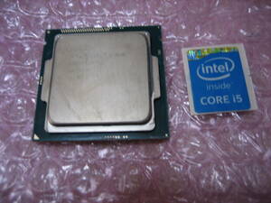 完全動作品　CPUラベル付　Corei5-4590　Haswell　Refresh