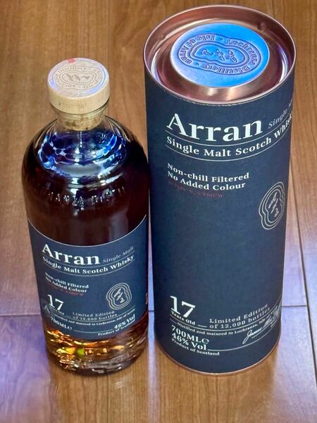 正規品 アラン 17 年 リミテッドエディション 46% 限定 12,000 本 箱付き 2023 Arran