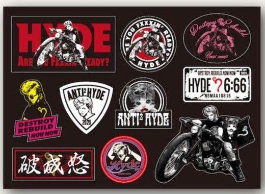 HYDEさん 氣志團万博 ステッカーセット