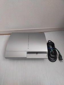 *PS3 body *80GB* PlayStation 3*CECHL00* operation excellent * silver color * silver * PlayStation 3