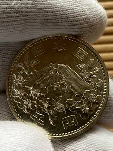 N016*. side adjustment **[ Showa era 39 year Tokyo Olympic 1000 jpy silver coin ] unused exclusive use Capsule entering *