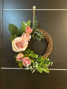 Handmade* ручная работа **!original wreath arrangement* flat putting * блестящий * lease аранжировка 