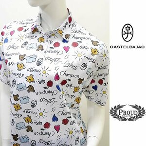  Castelbajac short sleeves shirt 40 9 number lady's Golf Town wear splash air new work 24SS 24030367 jc KAs l 7244274213
