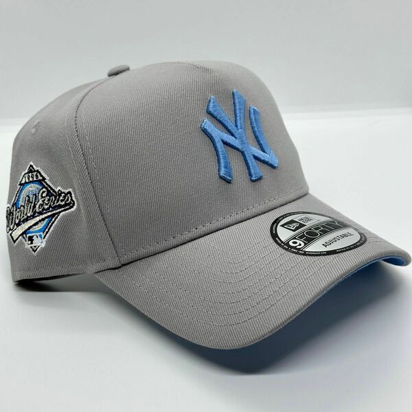 【海外限定モデル】 NEWERA 9FORTY Yankees ヤンキース キャップ グレー スナップバック ニューエラ ①