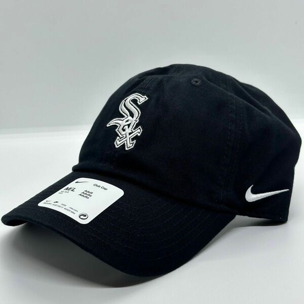 海外限定 Nike Chicago White Sox EyergreenClub ホワイトソックス ナイキ キャップ 黒 ①