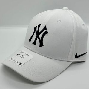 【海外限定】 Nike New York Yankees EvergreenClub ヤンキース ナイキ キャップ 白 ①