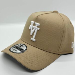 【海外限定モデル】 NEWERA 9FORTY Dodgers ドジャース キャップ ベージュ LA 逆ロゴ ニューエラ ① 