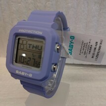BABY-G BABY-G+PLUS ベイビージープラス デジタル スクエア 樹脂バンド 専用ホルダーつき レディース腕時計 BGD-10K-6JR 新品 国内正規品_画像7