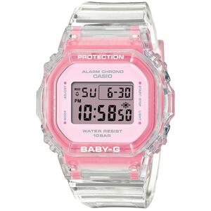 BABY-G サマーゼリー デジタル スクエア 樹脂バンド ピンク レディース腕時計BGD-565SJ-7JF 新品 未使用 国内正規品タグ付き