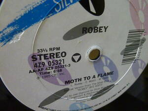 Robey - Moth To A Flame／1985／US／検：ラップの入るディスコ!! ロービー アメリカ盤 12インチ 12inch Electro Disco Rap Old School