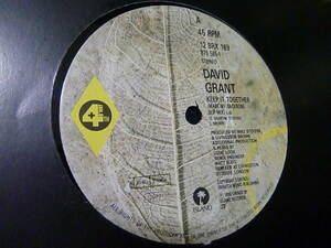 David Grant - Keep It Together (Make My Backbone Slip Mix)／1990／UK／検：Anxious Edge デイビット・グラント New Jack Swing