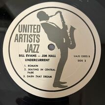 【LP 】US盤　BILL EVANS, JIM HALL ビル・エヴァンス/ UNDERCURRENT アンダーカレント　UNITED ARTISTS JAZZ盤_画像8
