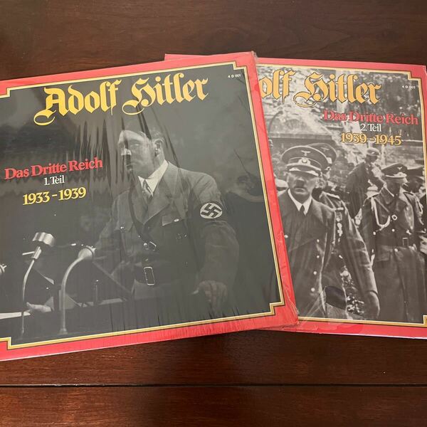 【LP×2】Adolf Hitler アドルフ・ヒトラー ナチス　スワスティカ　激レアレコード　希少　シュリンク