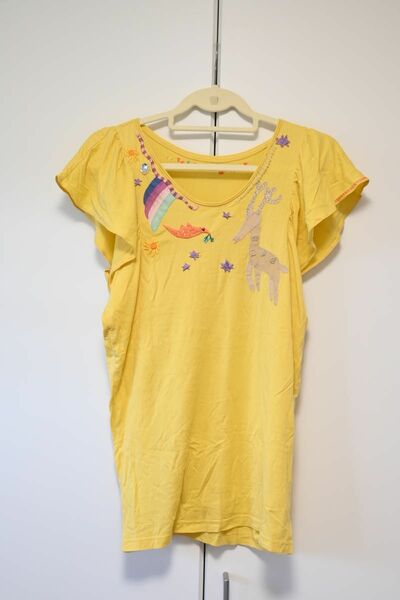 TSUMORI CHISATO 刺繍　Tシャツ　半カットソー　Lサイズ