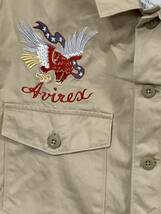 AVIREX アヴィレックス アメリカ空軍 半袖シャツ U.S. Air Force 刺繍　送料無料_画像2