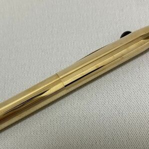 N323Y 筆記確認済 CROSSクロス センチュリー セレクチップペン/ボールペン Selectip Pen 1/20 10KT GOLD FILLED MADE IN USA ケース付きの画像9