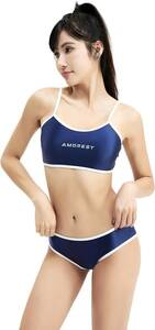 * postage 390 jpy AMORESYa leak si- mire series Leotard cosplay 075(NAVY BLUE)XXL