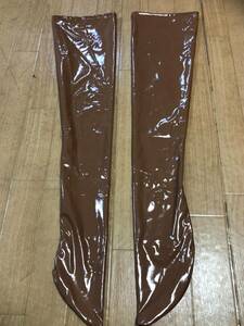  including in a package un- possible * postage 390 jpy super lustre super stretch costume fancy dress extension extension stockings ( Brown )XL