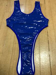  включение в покупку не возможно * стоимость доставки 390 иен супер глянец супер стрейч .. купальный костюм костюм маскарадный костюм рост рост высокий ноги Leotard ( голубой )XXL