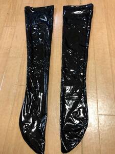  включение в покупку не возможно * стоимость доставки 390 иен супер глянец супер стрейч костюм маскарадный костюм рост рост чулки ( черный )XXXL