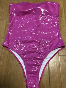  including in a package un- possible * postage 390 jpy super lustre super stretch costume fancy dress extension extension high leg Leotard ( pink )XXXL