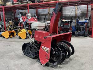  snowblower *HONDA/ Honda *HS80JS* snow la* with a self-starter * operation verification ending * cheap present condition exhibition * Hokkaido from!