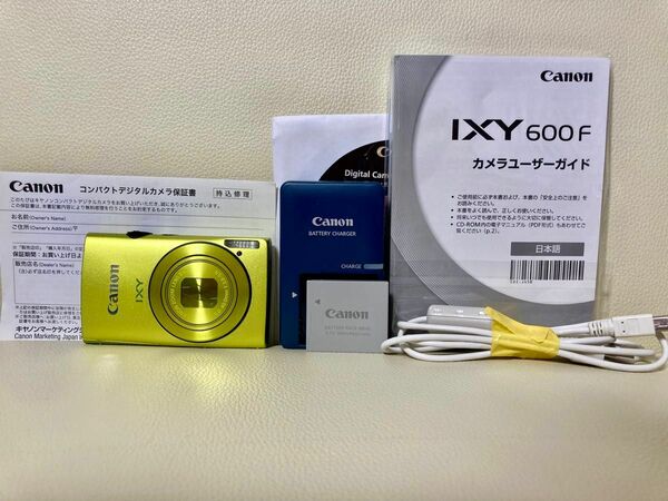 Canon キャノン コンパクトデジタルカメラ IXY Digital 600F (GR) CANON グリーン　動作確認済み