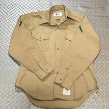 米軍放出品　沖縄　USMC　カーキ　サービスドレスシャツ　16×34 (INV C76)_画像1