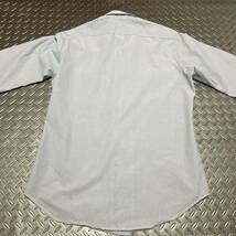 米軍放出品　DSCP Shirt AIRFORCE 空軍　長袖シャツ　ブルー　 LONG SLEEVE 15 1/2×34コスプレ　警察　ポリス　ワッペン付き(INV Q#35)_画像7