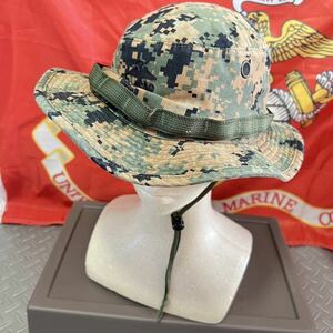 米軍放出品　海兵隊 米軍実物 USMC ウッドランドマーパット ブーニーハット キャンプ LARGE (INV K45)