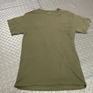 米軍放出品 Tシャツ 　サバゲー　ランニング　OD SMALL 吸収性抜群(INV B48)