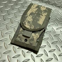 米軍実物　米軍放出品　マガジンポーチ M-4 MOLLEⅡ Two Magazine Pouch (INV D51)_画像1