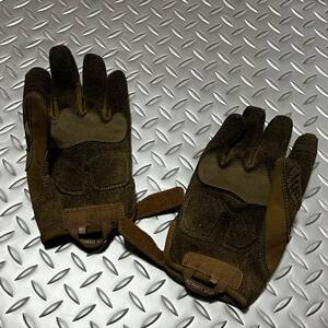 米軍放出品 米軍実物 MECHANIX WEAR TACTICAL VENT グローブ 手袋 コヨーテ　カーキ　サイクリング アウトドア サイズLARGE (INV S#40)