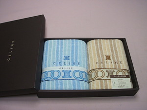 * бесплатная доставка * Celine [ запад река. сделано в Японии ]* полотенце для лица 2 листов комплект *100 иен ~